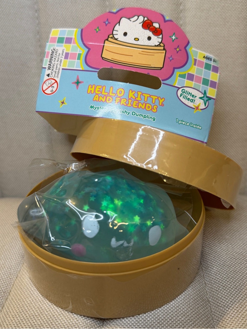 Hello Kitty Glitter Fill Dumpling - Cinnamoroll